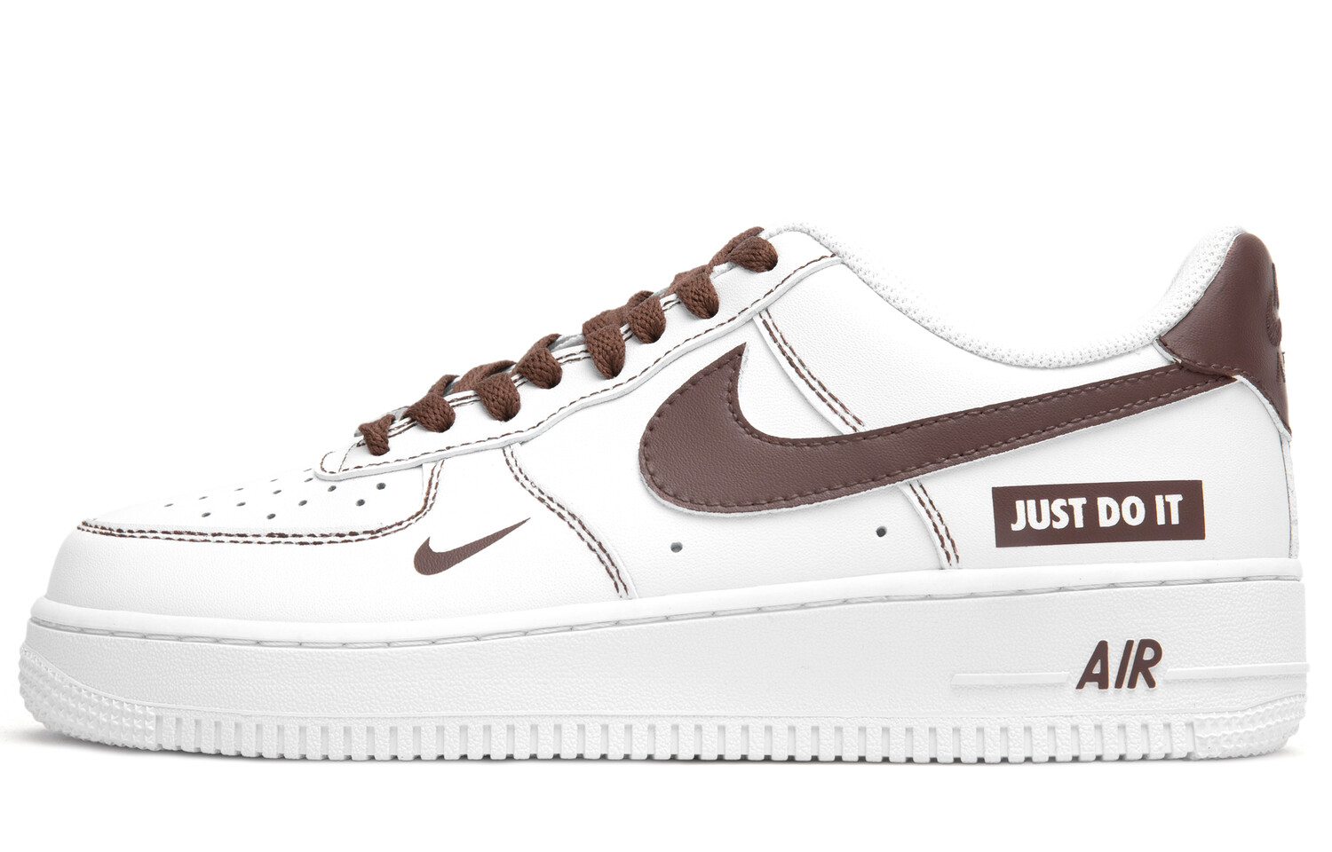 

Кроссовки Nike Air Force 1 Skateboarding Shoes Men Low-top Brown, хаки