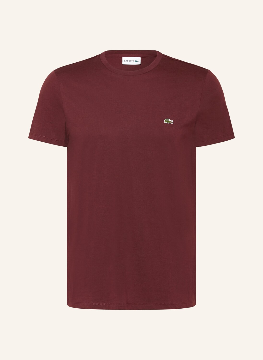 

Футболка LACOSTE, темно-красный
