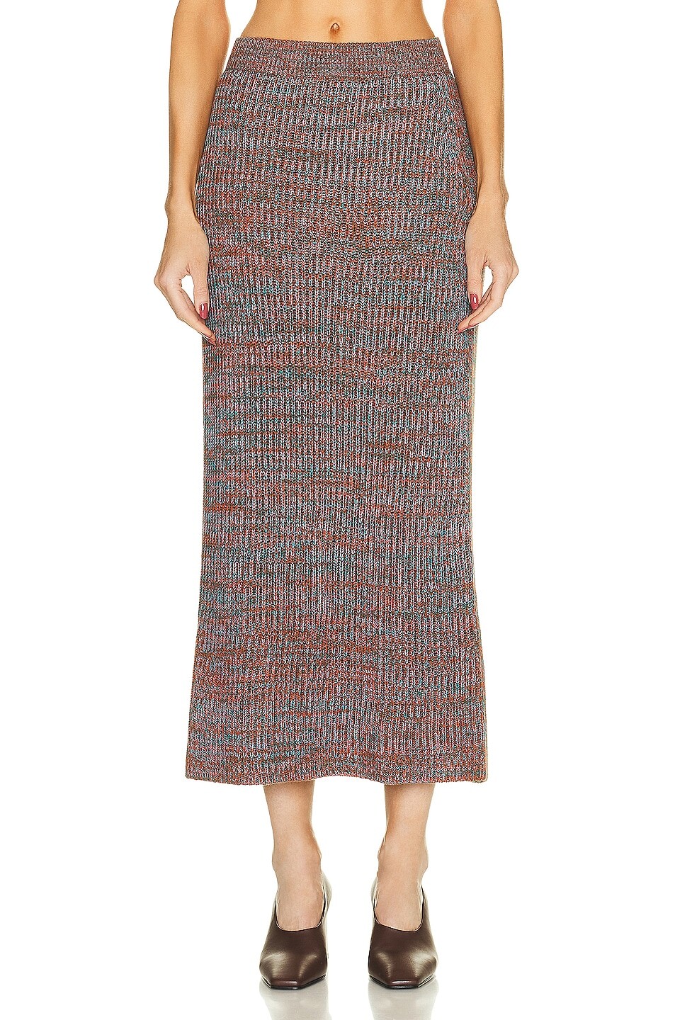 

Юбка макси Chloe Cashmere, цвет Multicolor Blue 1