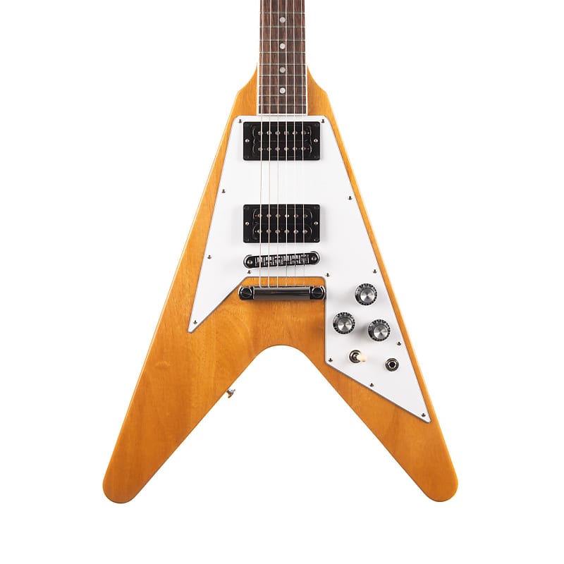 Электрогитара Gibson '70s Flying V - Antique Natural электрогитара gibson 70s explorer electric guitar antique natural