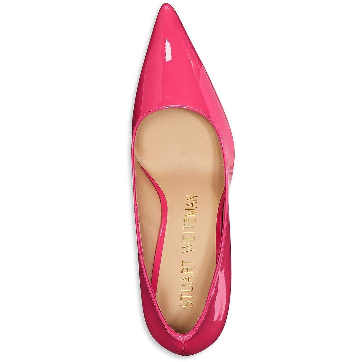 

STUART 100 PUMP Женские кожаные туфли Stuart Weitzman, розовый