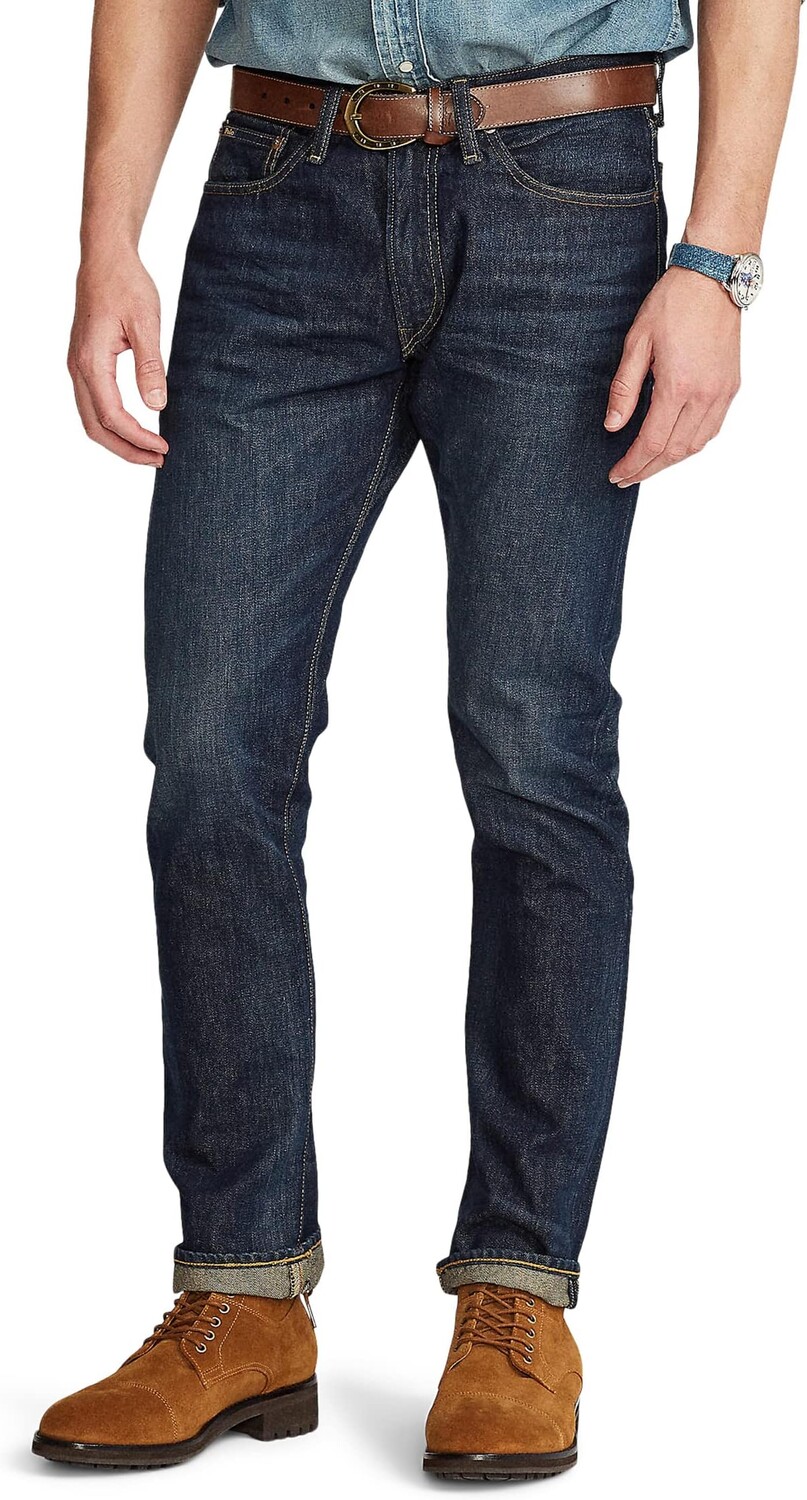 

Джинсы Varick Slim Straight Jeans Polo Ralph Lauren, цвет Morris Dark