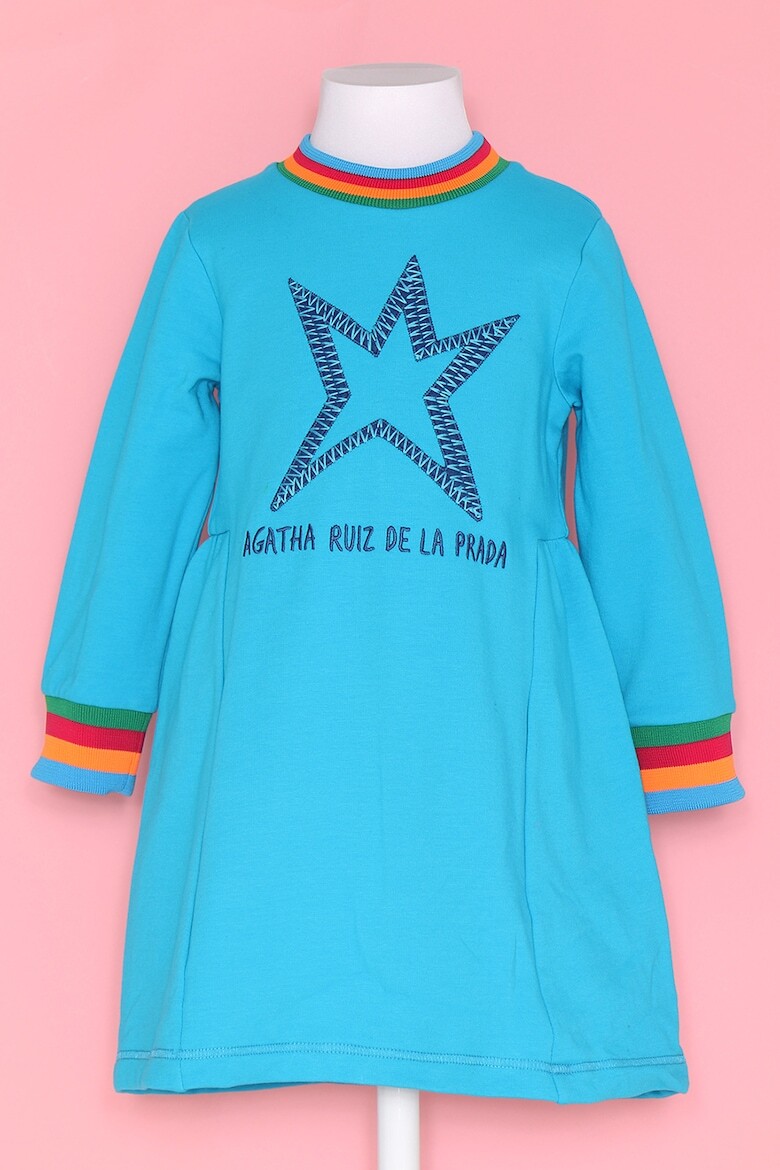 

Вырезное платье с принтом Agatha Ruiz De La Prada, зеленый