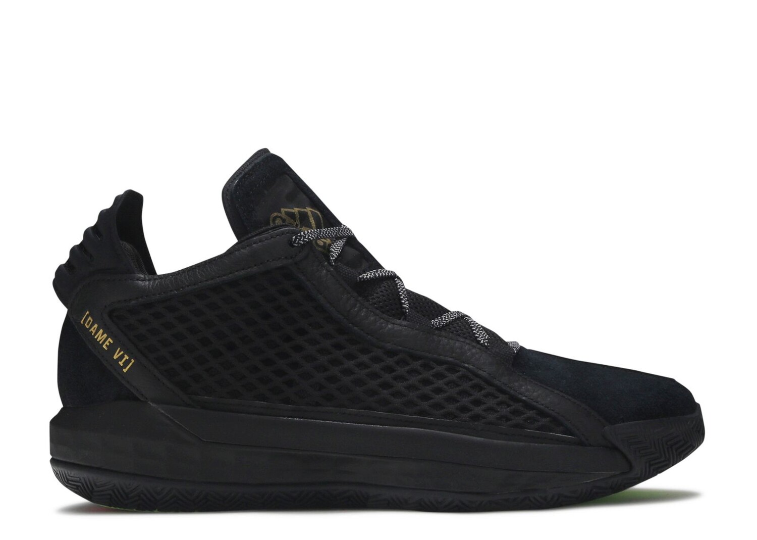 

Кроссовки adidas Dame 6 Leather 'Black Gold', черный