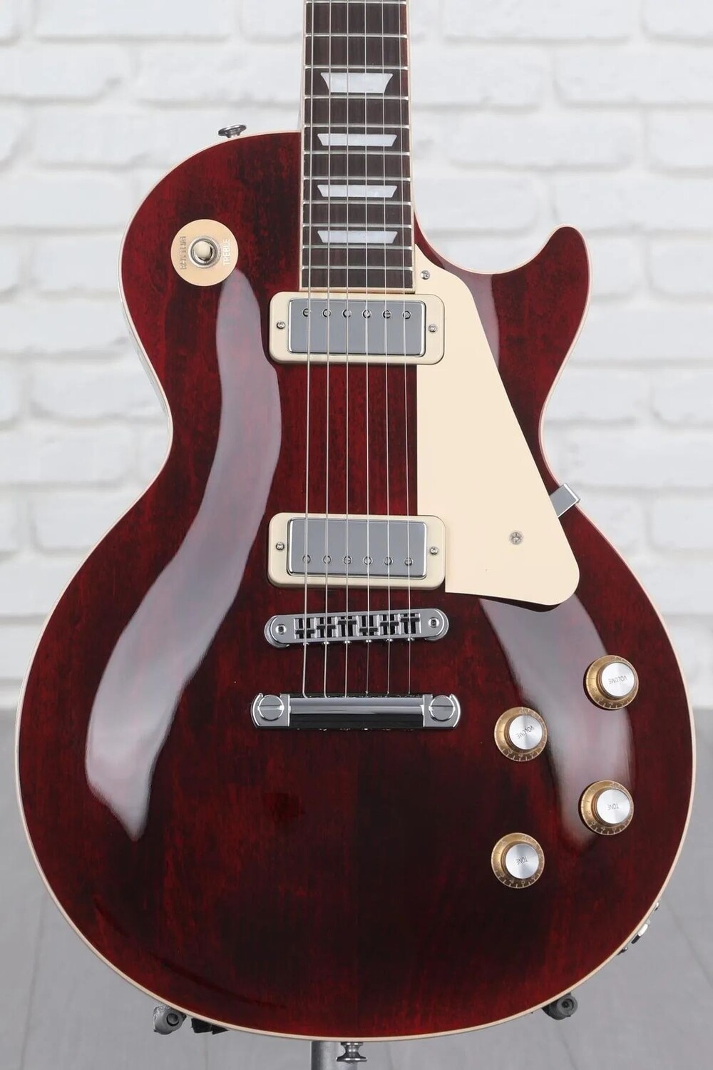 

Электрогитара Gibson Les Paul Deluxe 70s - винно-красный