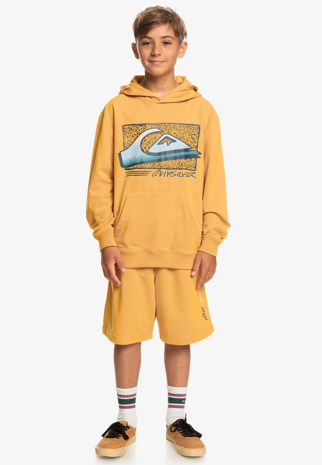 

Толстовка RETRO FADE HOOD YOUTH Quiksilver, горчичный