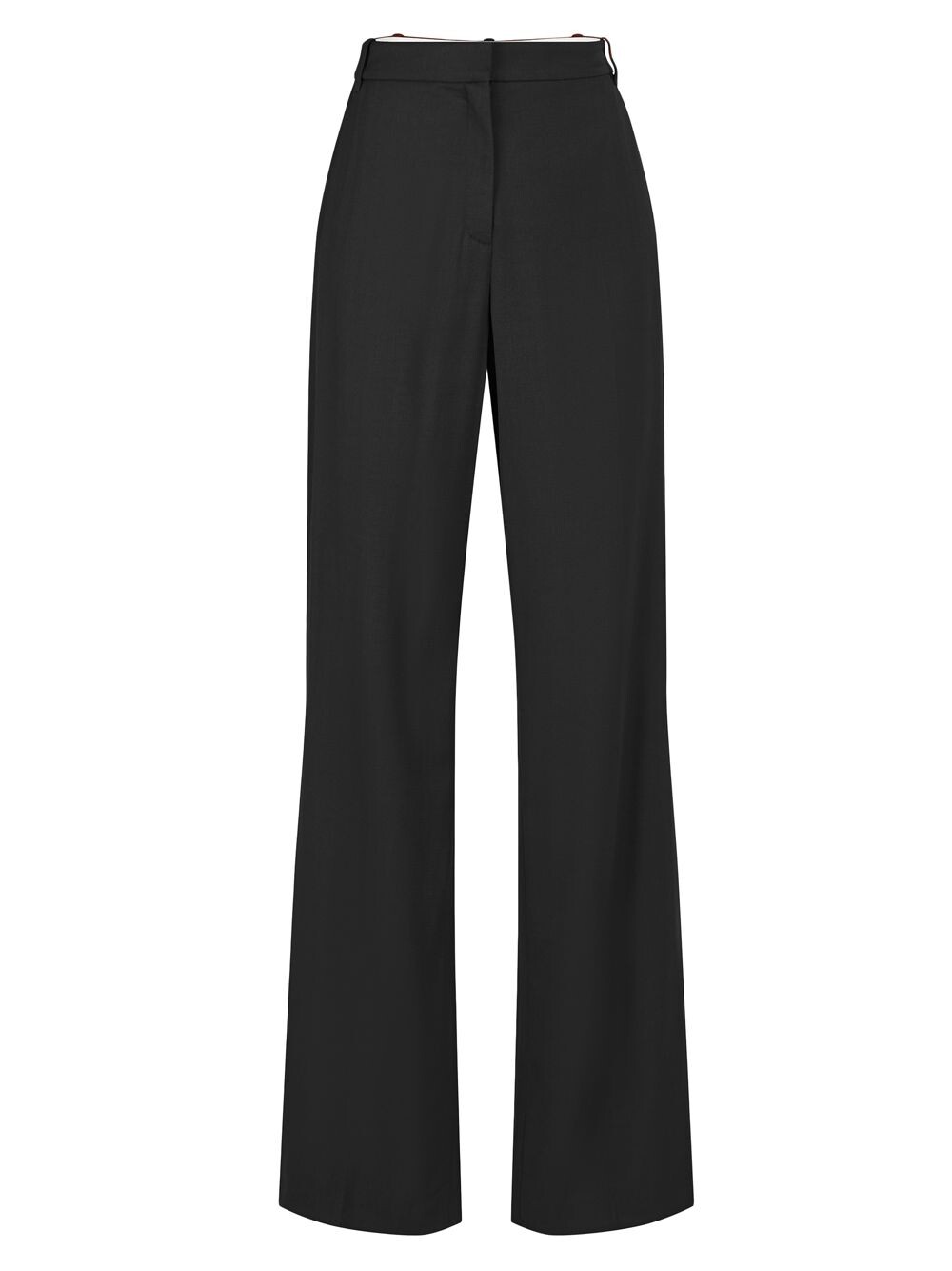 

Широкие брюки Aubrie с высокой посадкой Halston, черный