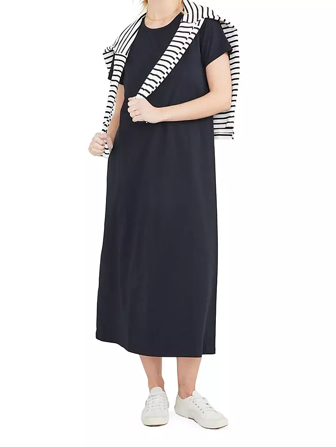 

Платье-футболка миди для кормящих мам The Maternity Easy Going Hatch, черный