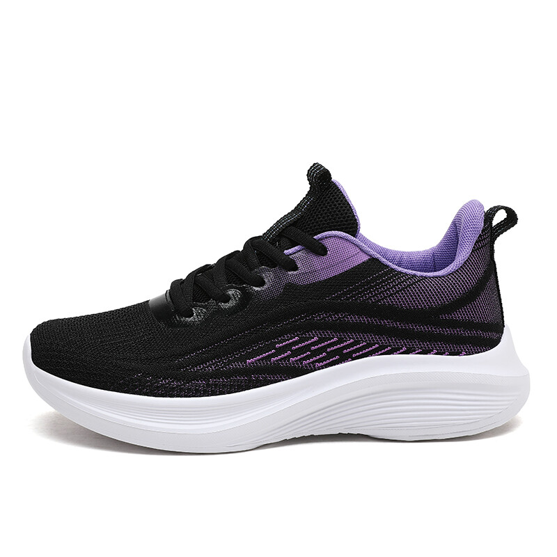 

Кроссовки женские с низким верхом Outdoorprince, цвет 8838 black purple