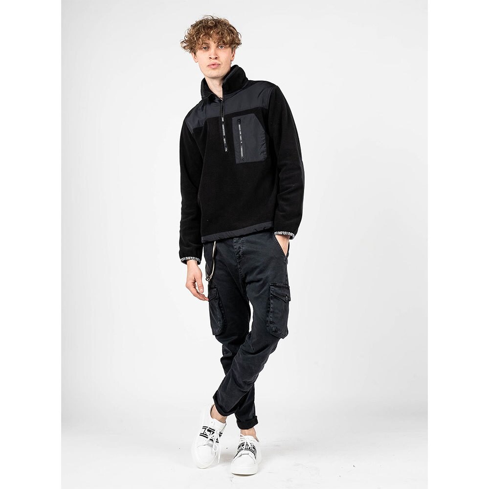 

Толстовка Diesel S-Trail Half Zip, черный