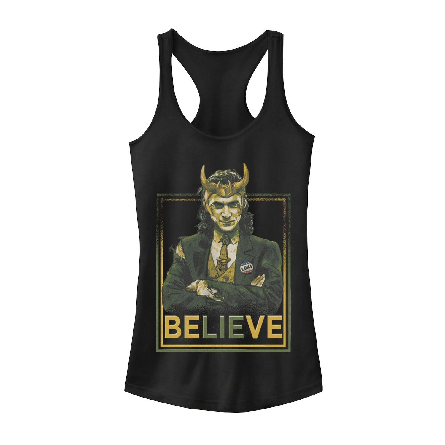 

Детская майка Marvel Loki BeLIEve с портретом-борцовкой Licensed Character