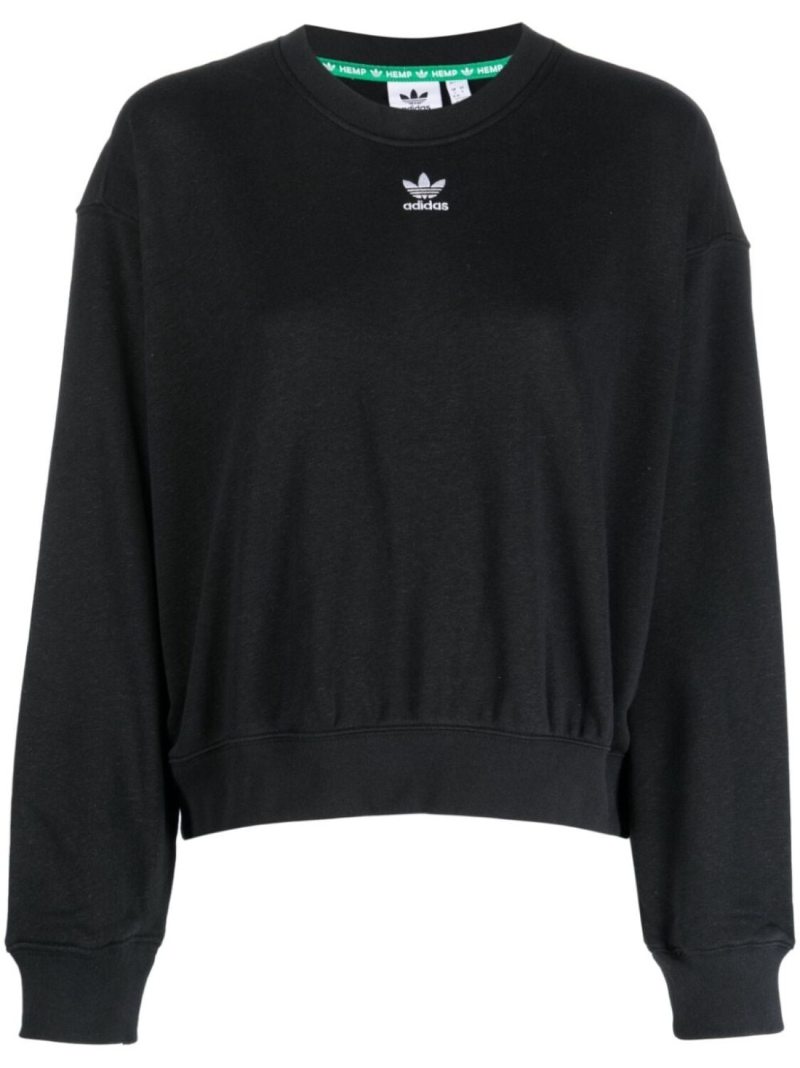 

adidas толстовка с вышитым логотипом, черный