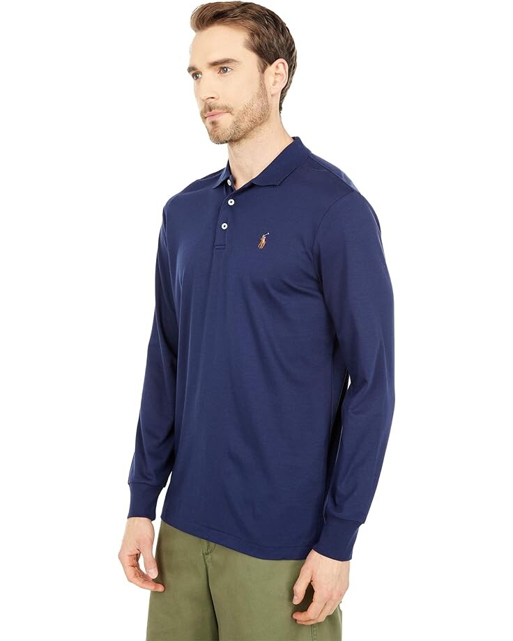 

Поло Polo Ralph Lauren Classic Fit Soft Cotton Polo, цвет French Navy