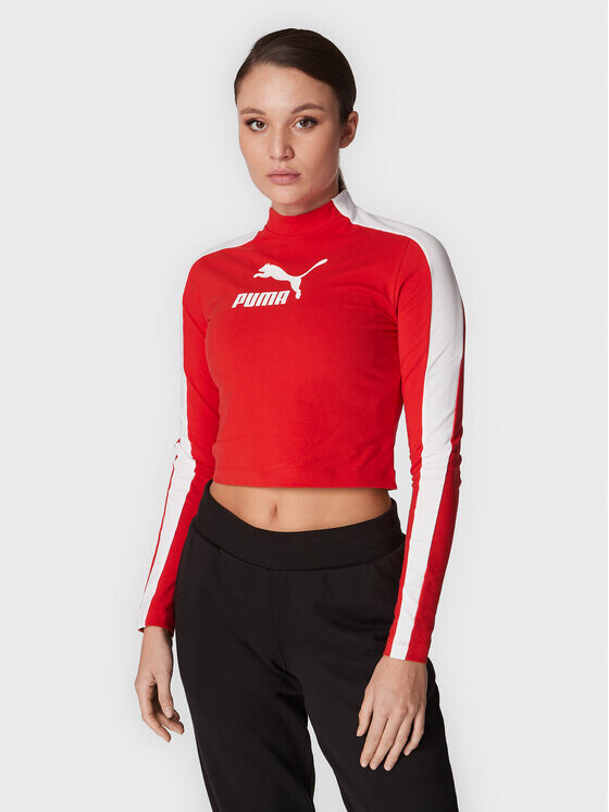 

Узкая блузка Puma, красный