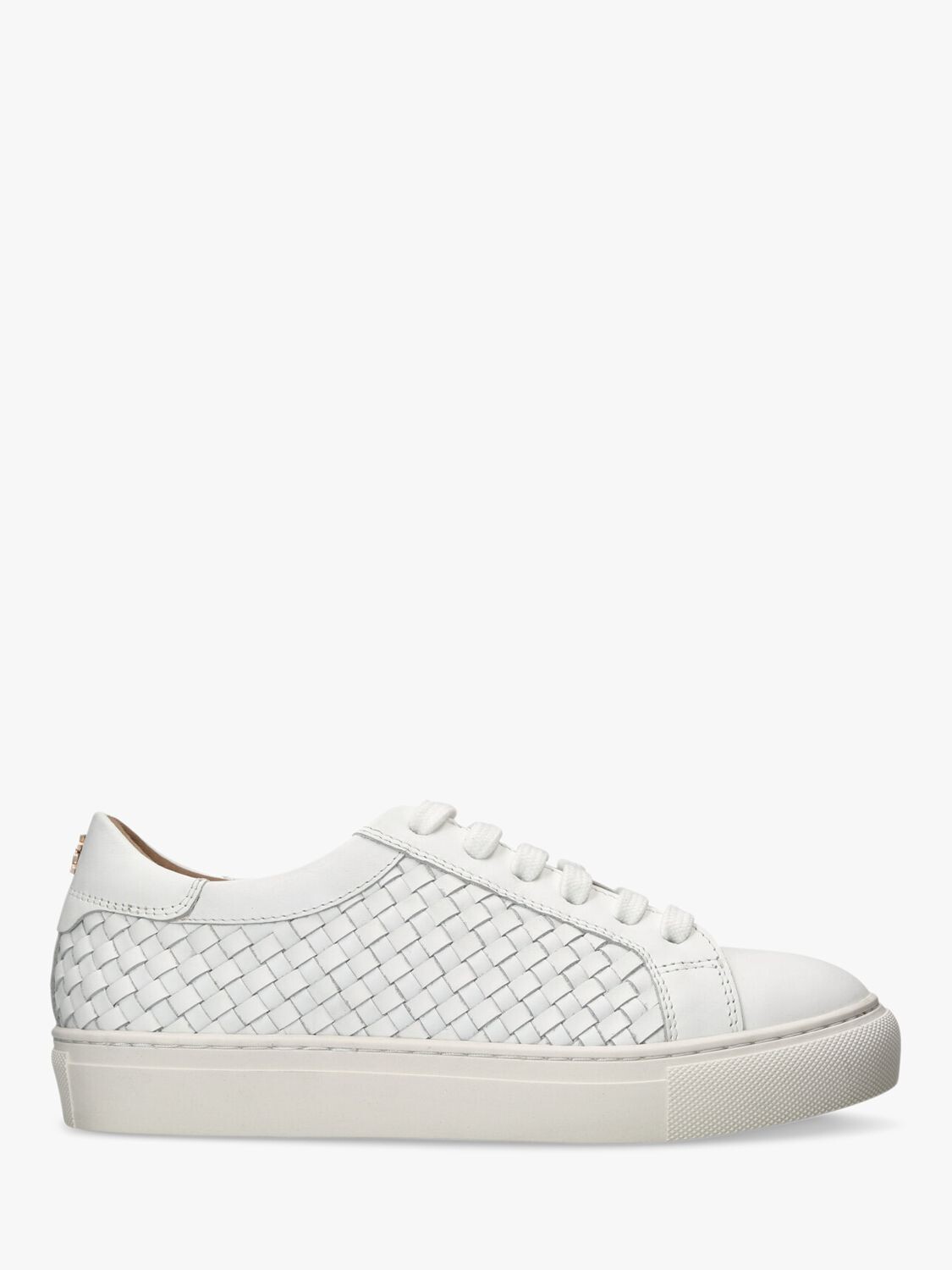 

Кроссовки из кожаной ткани KG Kurt Geiger Dulwich, белые