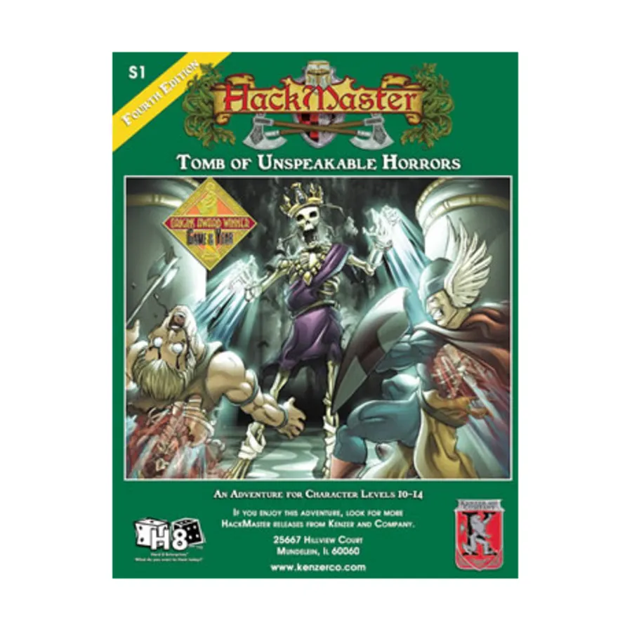 

Модуль Tomb of Unspeakable Horrors, HackMaster (4th Edition)