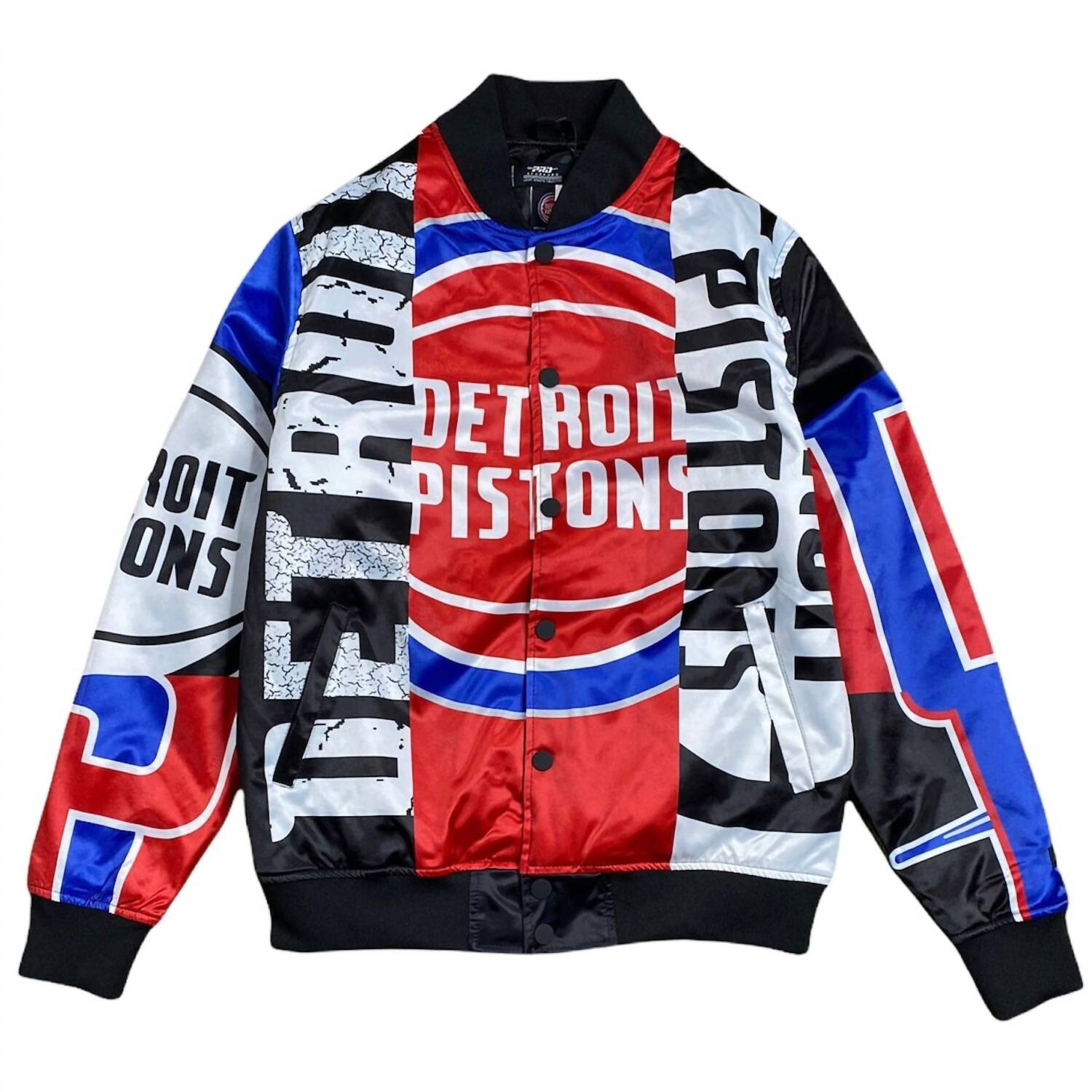 

Черная мужская спортивная куртка Detroit Pistons PRO STANDARD, черный