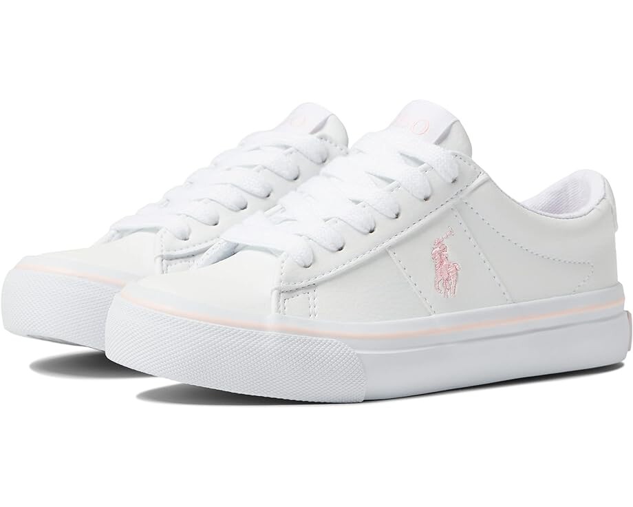 

Кроссовки Polo Ralph Lauren Sayer, цвет White Tumbled/Light Pink Player Pony -124