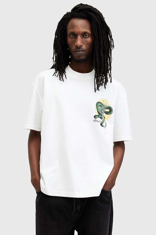 

Хлопковая футболка KRAIT SS CREW AllSaints, белый