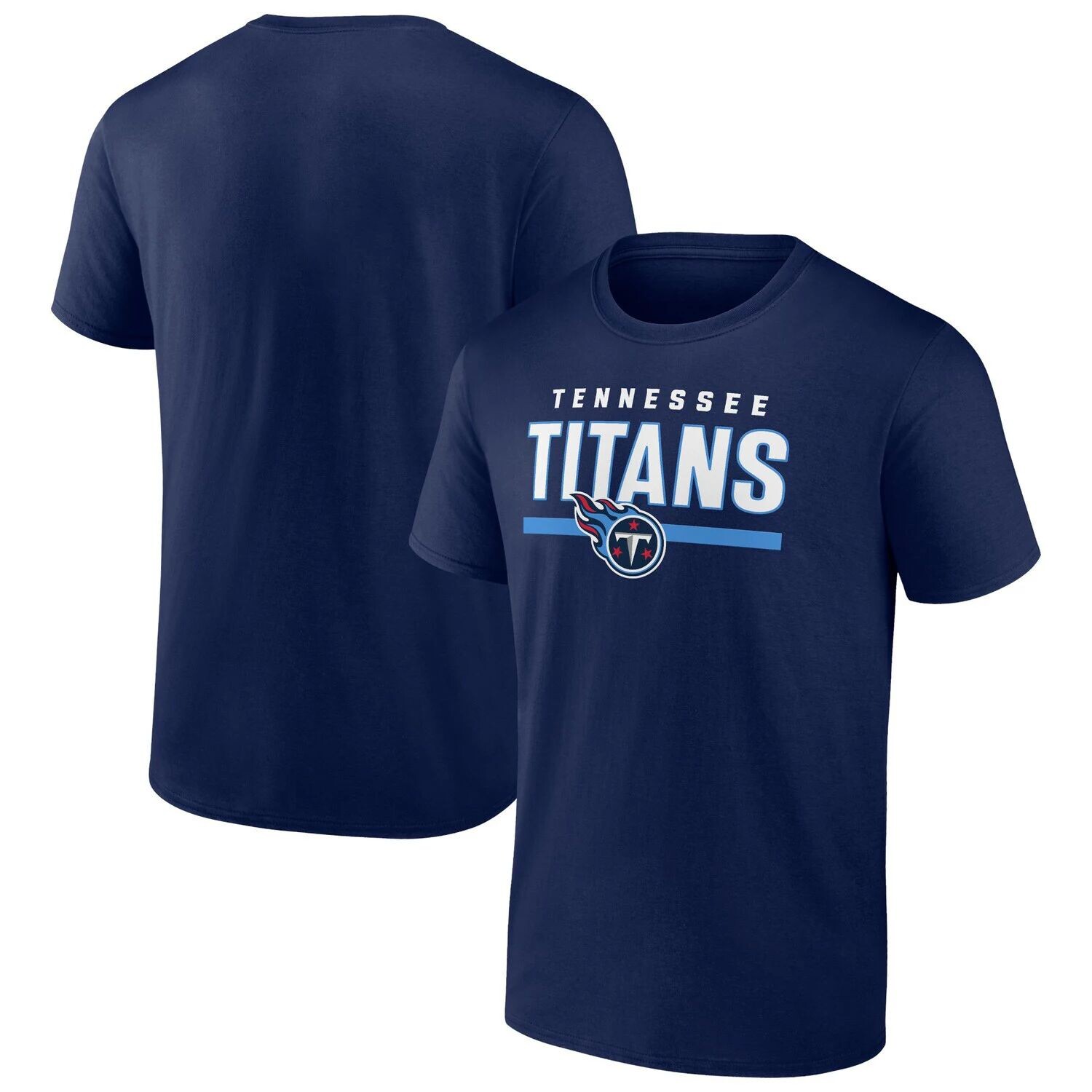 

Мужская темно-синяя футболка с логотипом Tennessee Titans Speed & Agility Fanatics