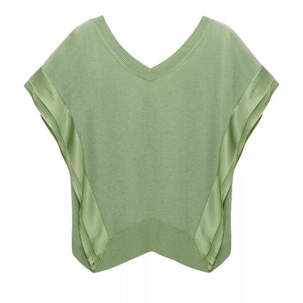 

Пулловер delicate statements pullover soft green Dorothee Schumacher, мультиколор
