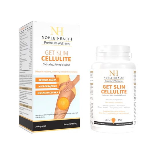 Noble Health, Таблетки Get Slim Cellulite, 30 шт.