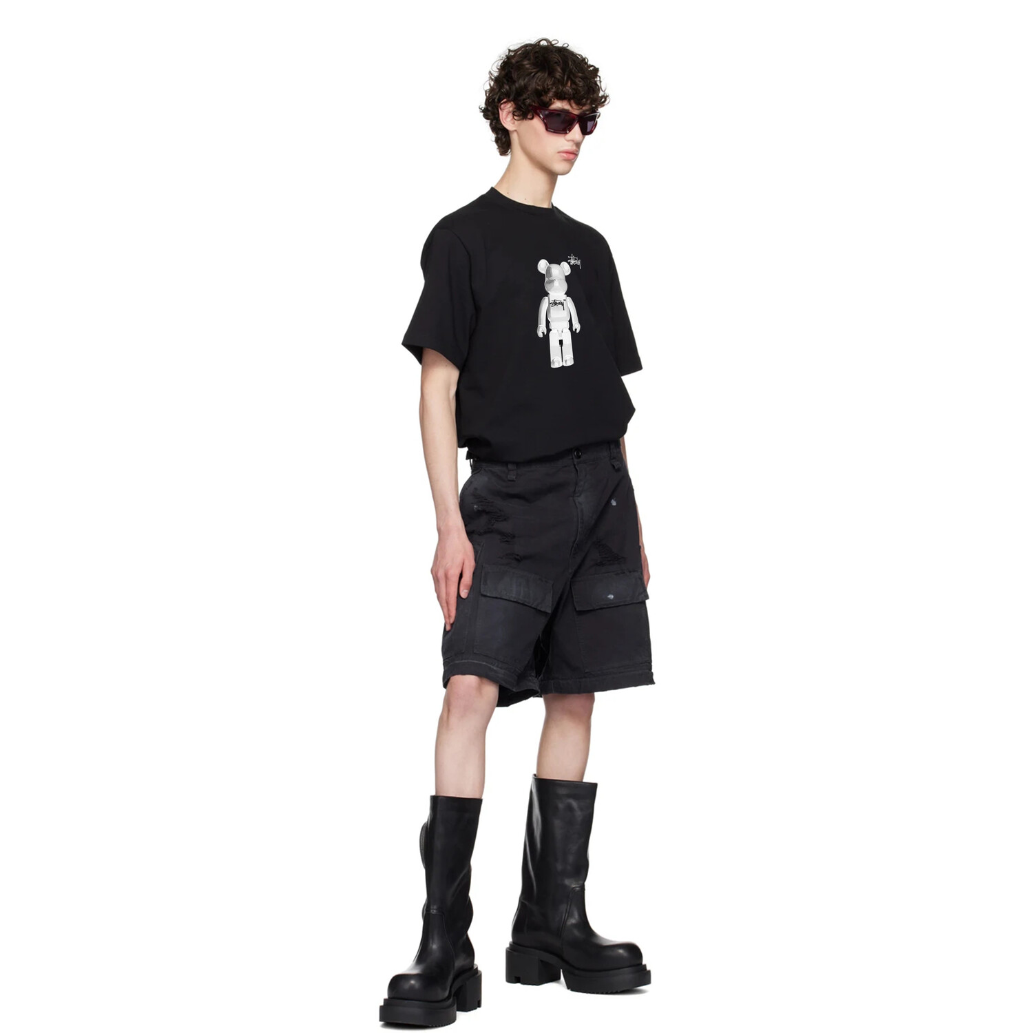 

Футболка унисекс черная Stussy, черный