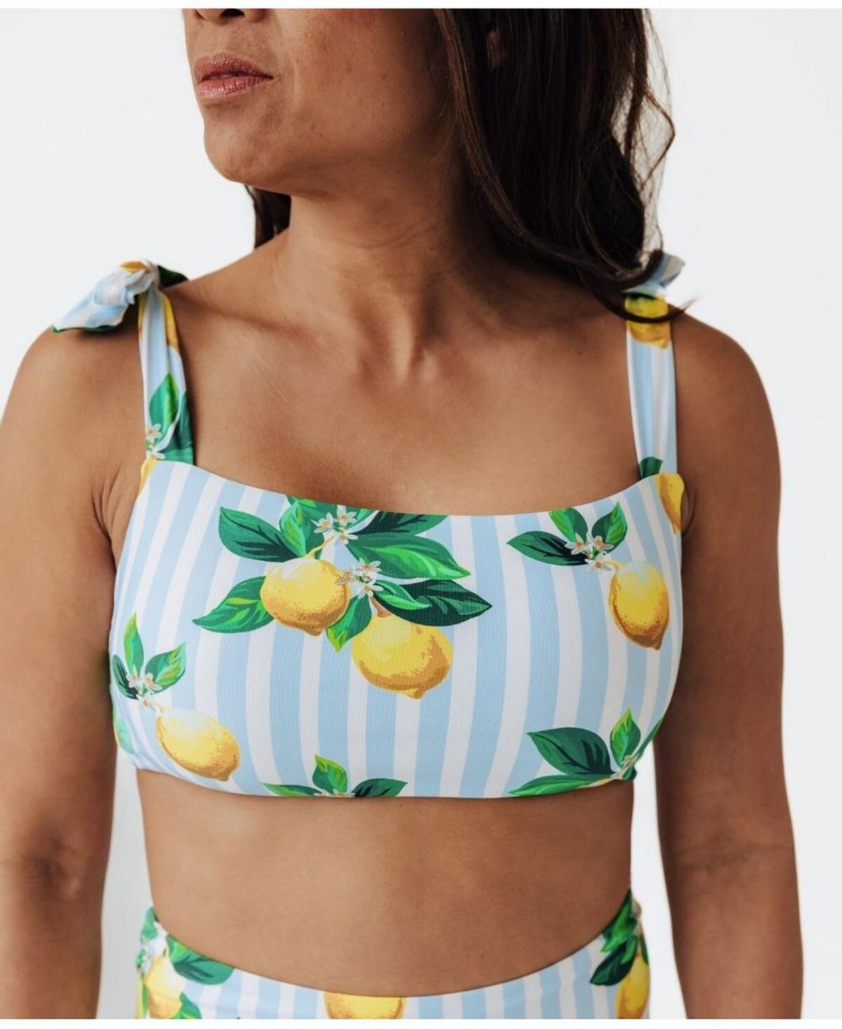 

Женский бикини-топ-бандо Amalfi Coast Lemon Tie Navalora