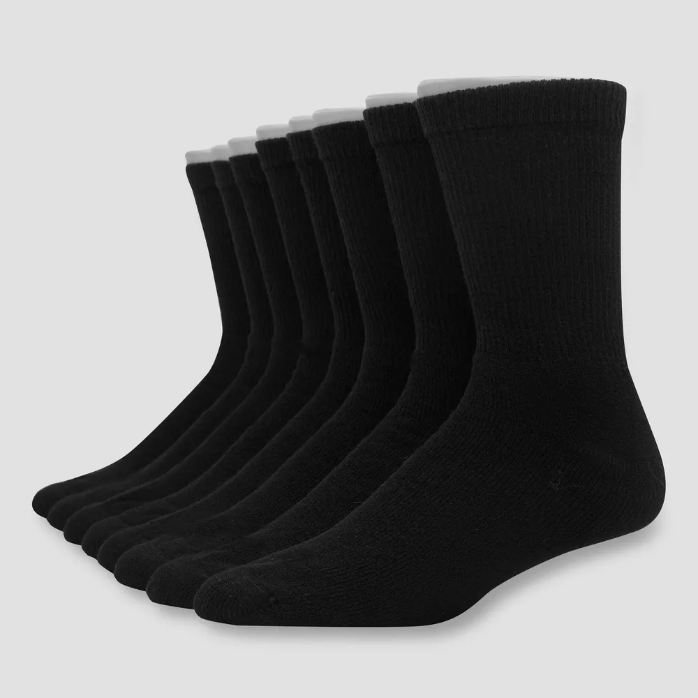 

Мужские носки Hanes Crew с FreshIQ 8pk, цвет Black
