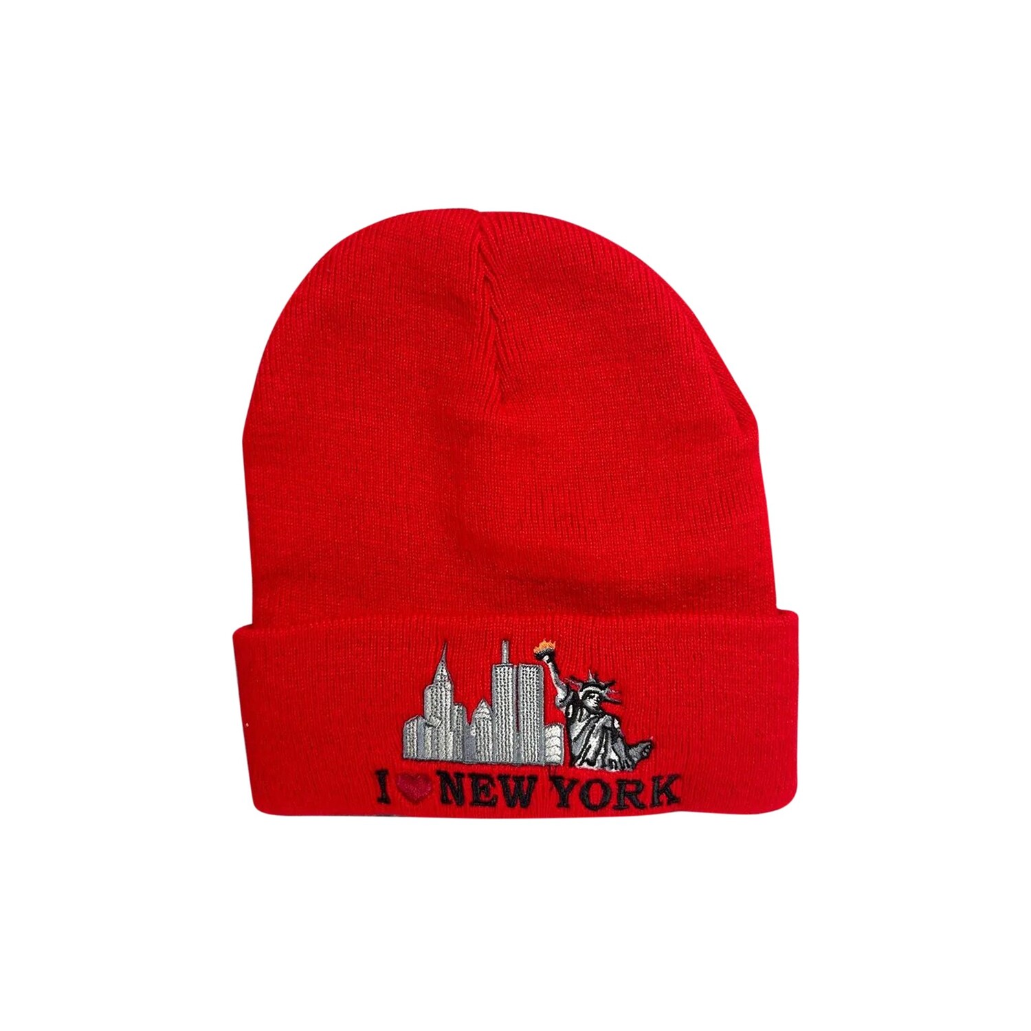 

Шапка-бини Supreme I Love NY, красная