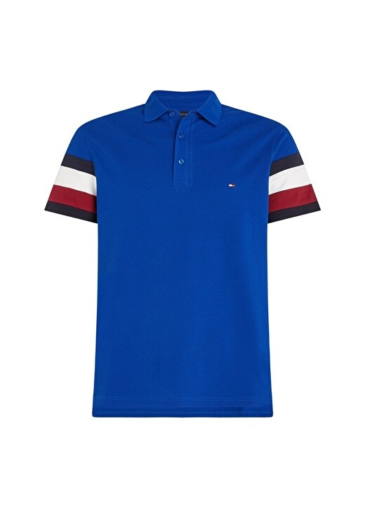 

Синяя мужская футболка-поло Tommy Hilfiger, Синий