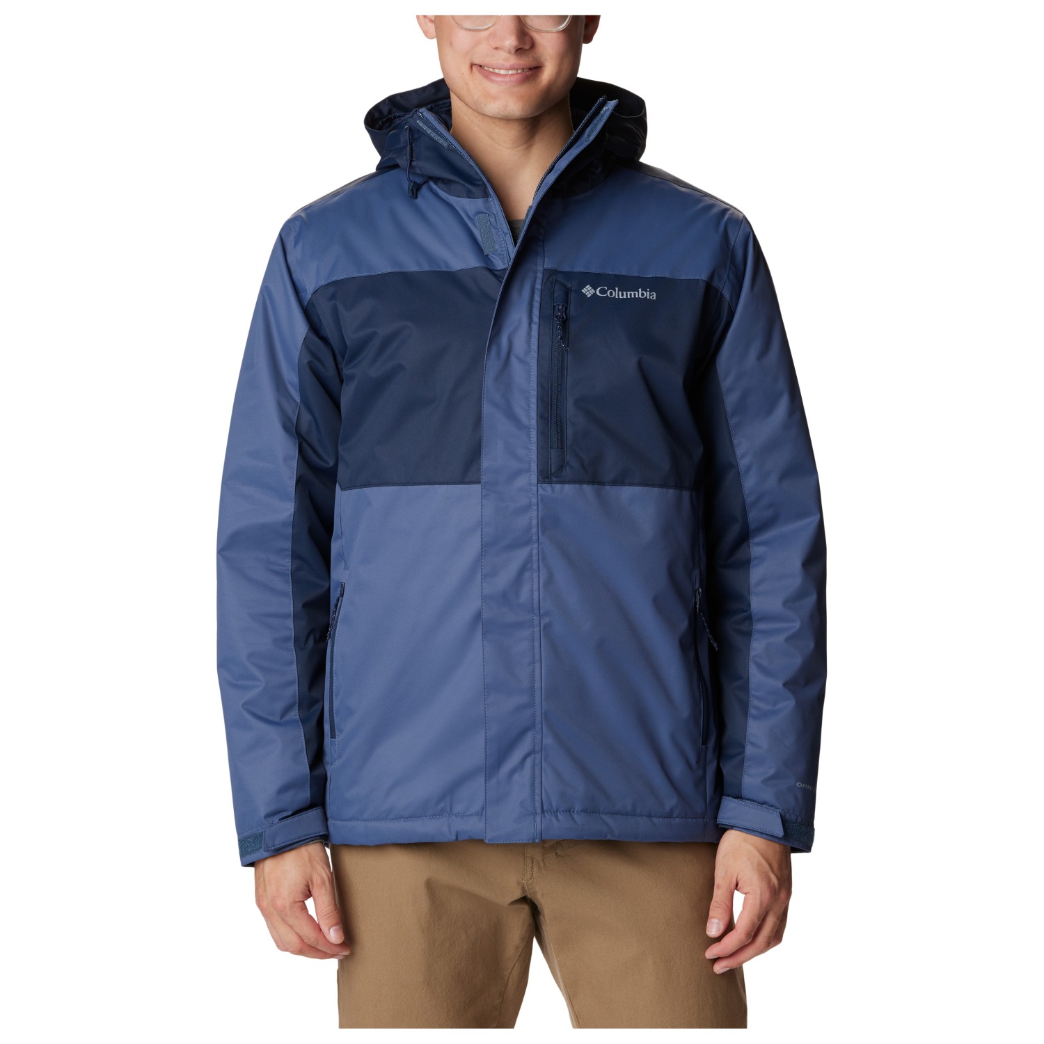 Зимняя куртка Columbia Tipton Peak II Insulated, цвет Dark Mountain/Collegiate Navy куртка утепленная женская columbia suttle mountain long insulated jacket синий размер 46