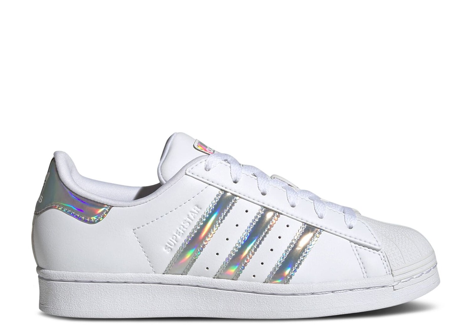

Кроссовки adidas Superstar Big Kid 'White Iridescent', белый