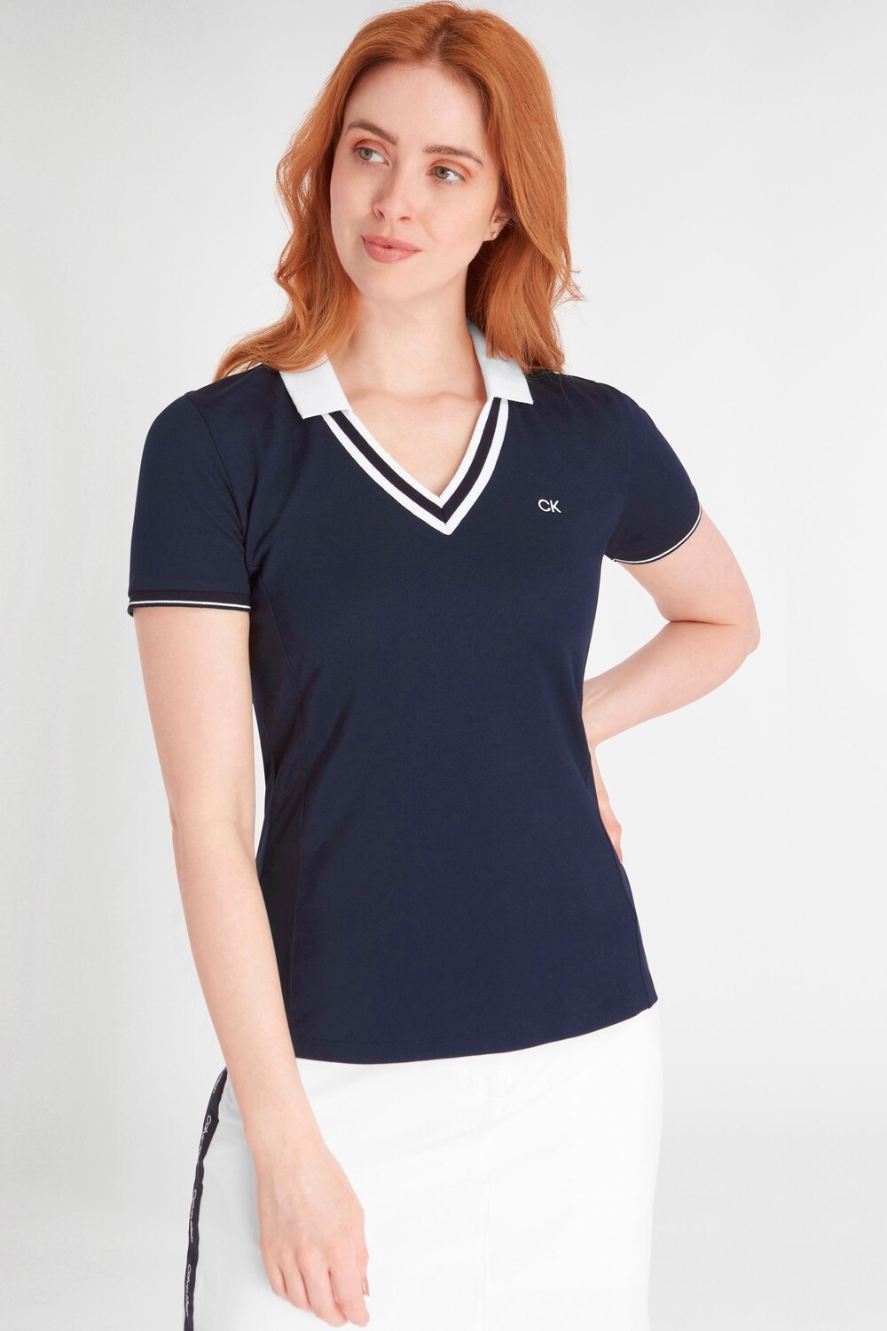 

Рубашка-Поло из Делавэра Calvin Klein Golf, синий