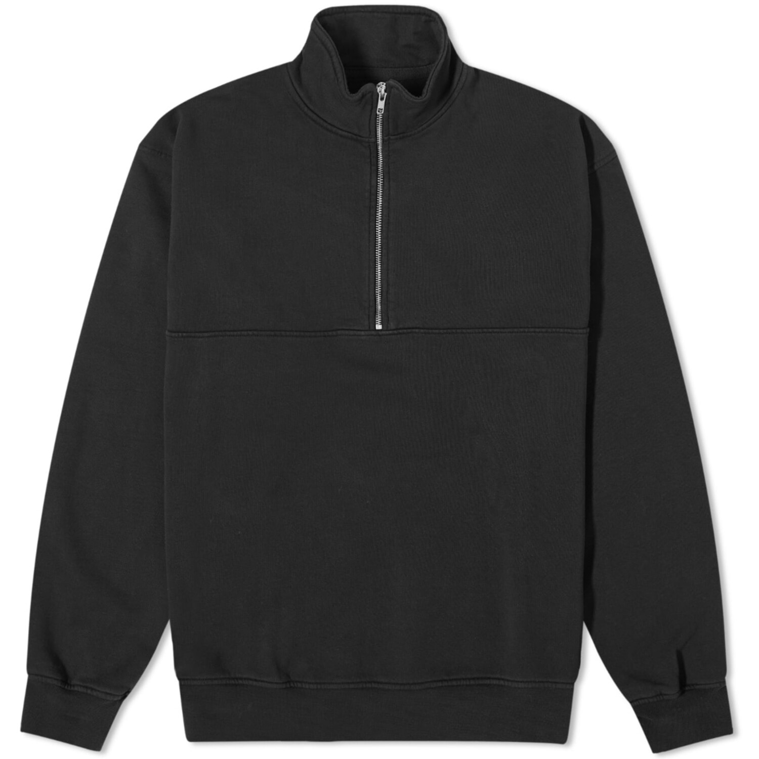 Свитер Colorful Standard Organic Quarter Zip Popover, цвет Deep Black