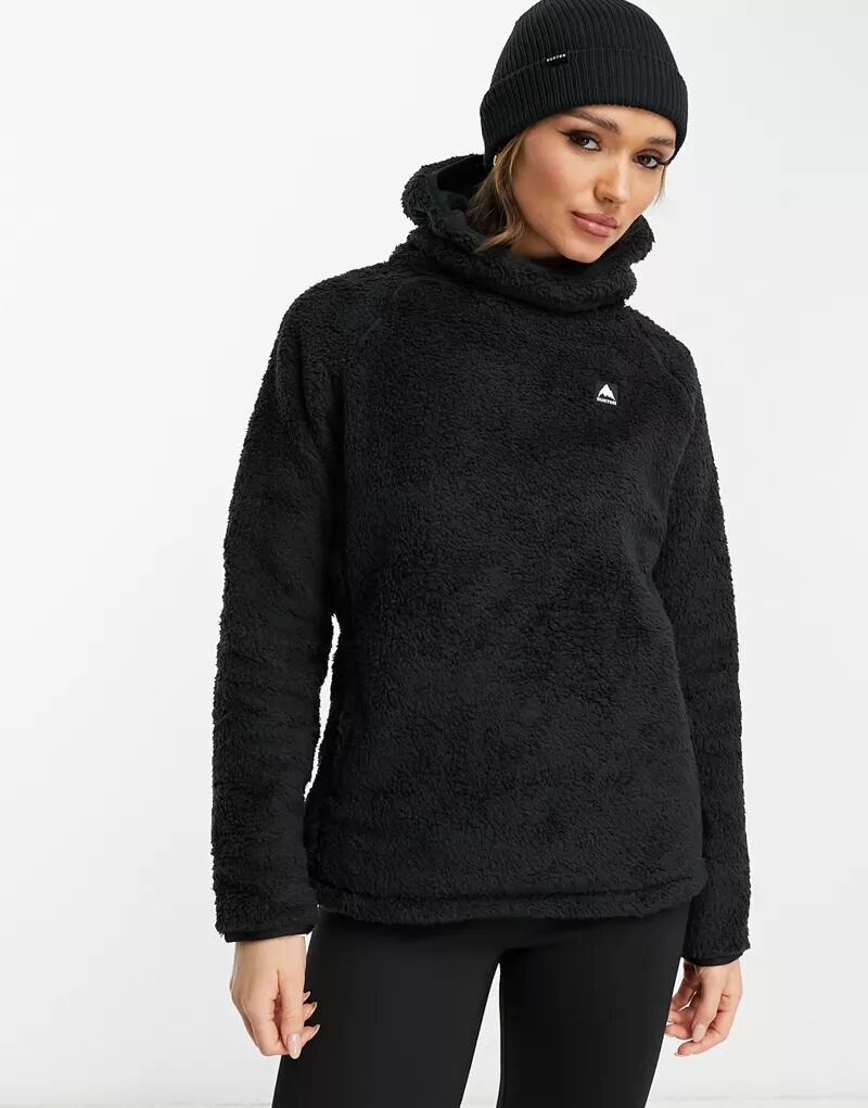 Черный флисовый пуловер Burton Snowboards Lynx