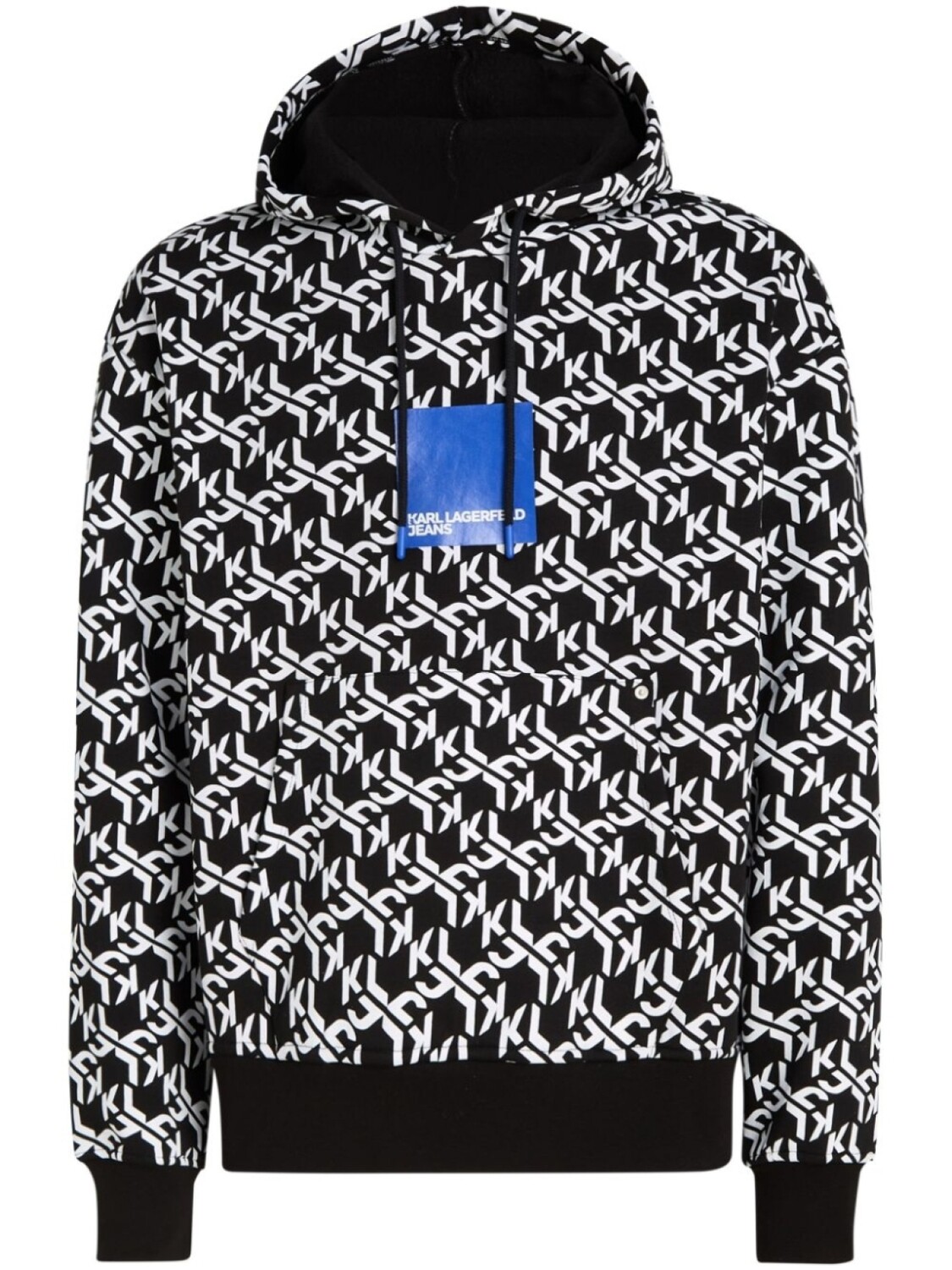 

Karl Lagerfeld Jeans худи с монограммой, черный