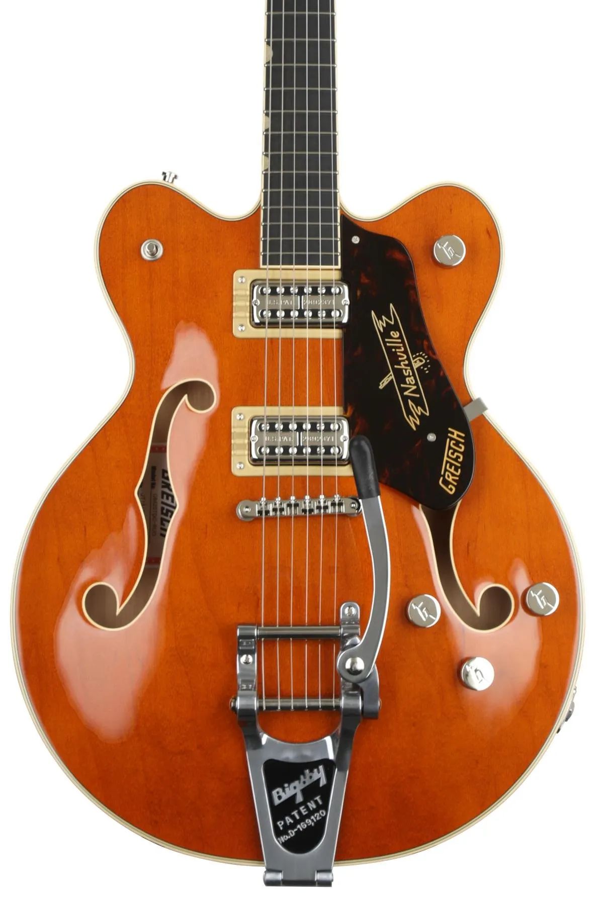 

Электрогитара Gretsch G6620T Players Edition Nashville Center Block с полуполым корпусом - Round-Up Orange