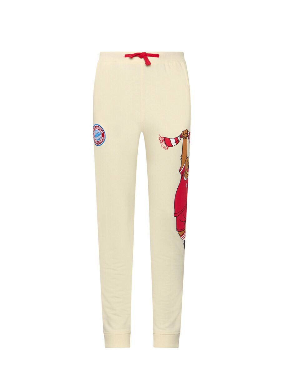 

Брюки FC BAYERN MÜNCHEN Tapered Pants, цвет White/Wool white