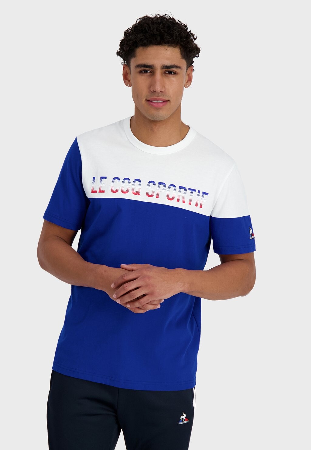 

Футболка с принтом UNISEX le coq sportif, синий металлик