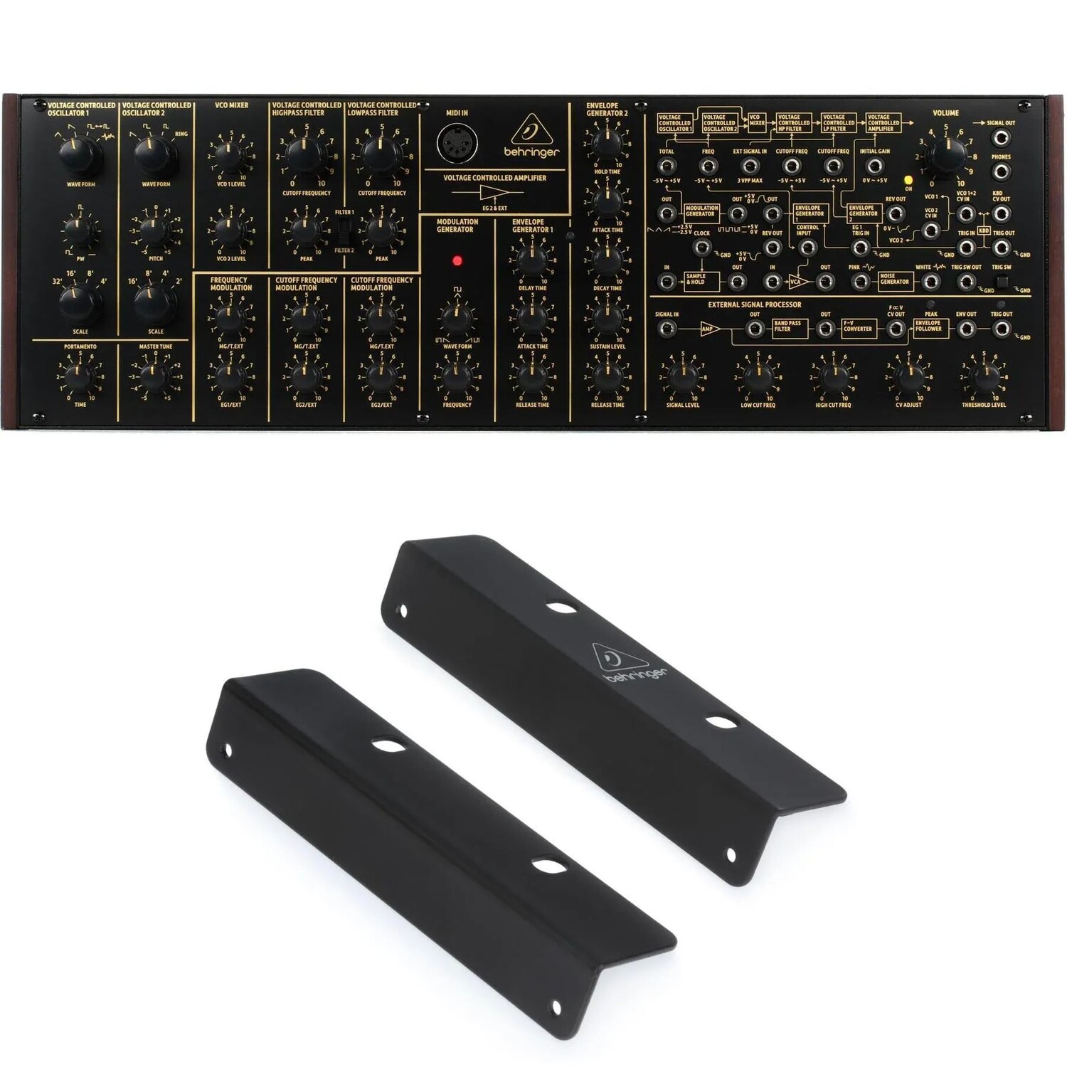 

Новый полумодульный синтезатор Behringer K-2 и рэковые уши
