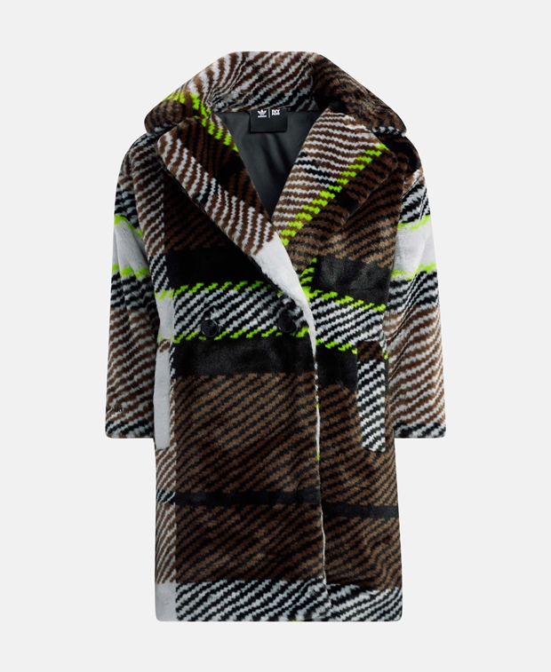 Куртка из искусственного меха adidas, серый Adidas