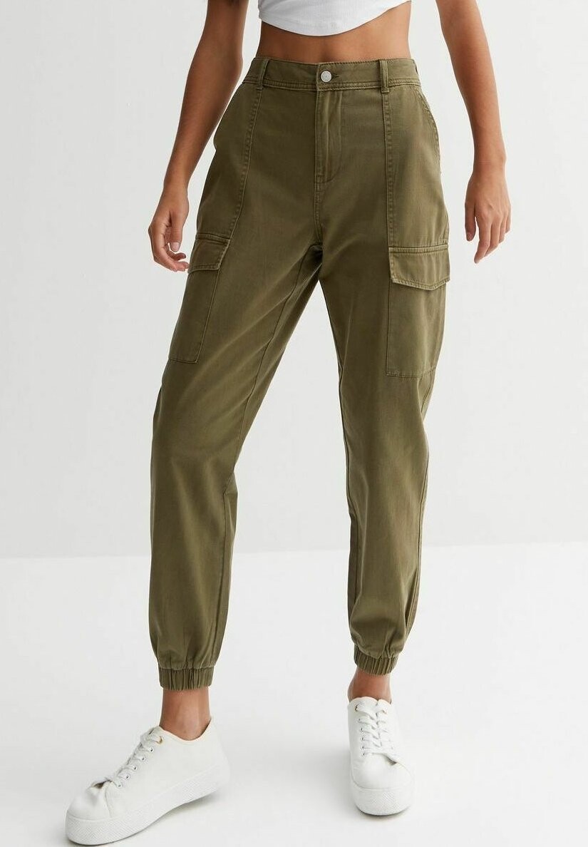 

Брюки карго CUFFED New Look, цвет khaki