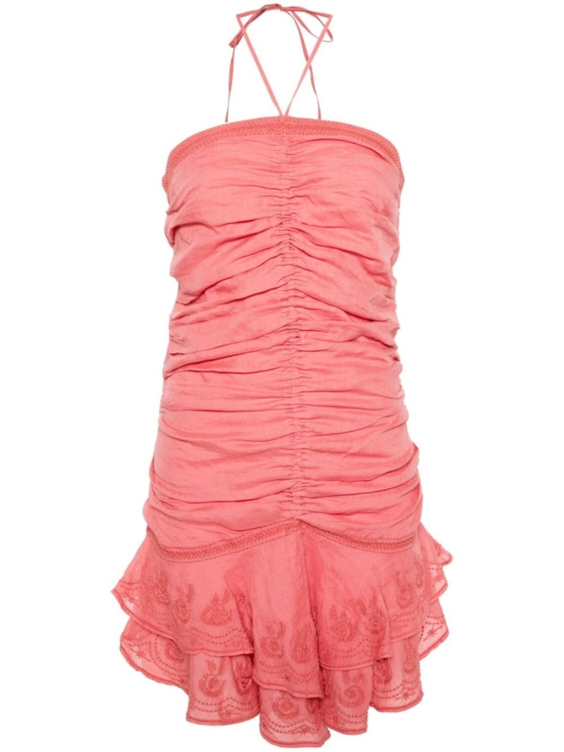 

Мини-платье Emanuela со сборками ISABEL MARANT, розовый