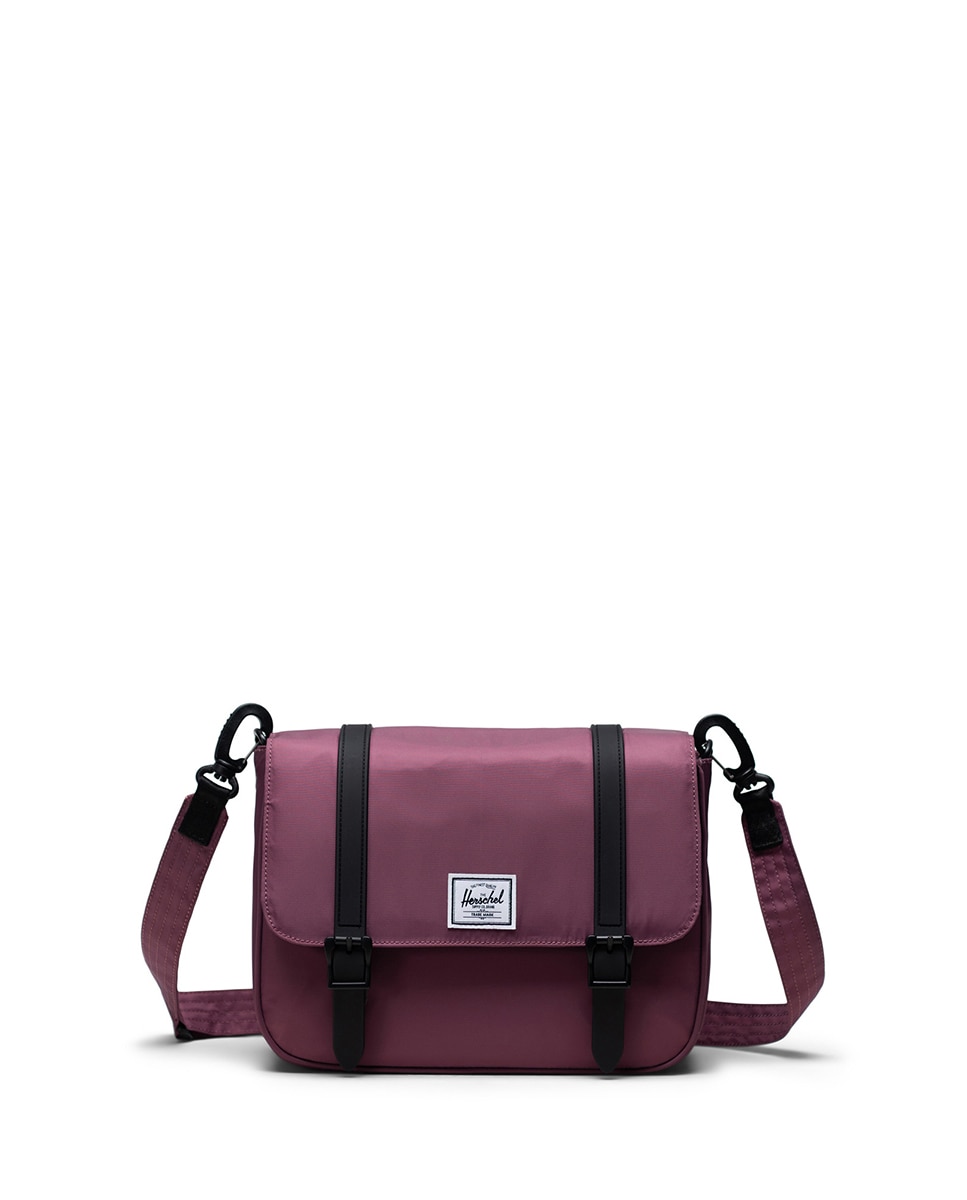 Женская сумка через плечо из розовой переработанной ткани на молнии Herschel, розовый