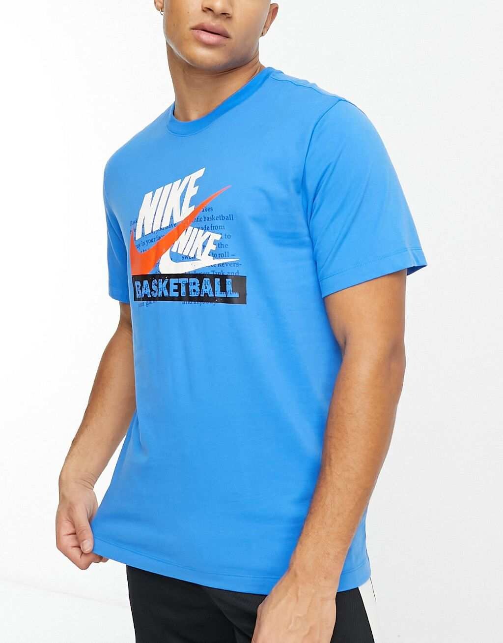 

Синяя футболка с логотипом Nike Basketball, Синий