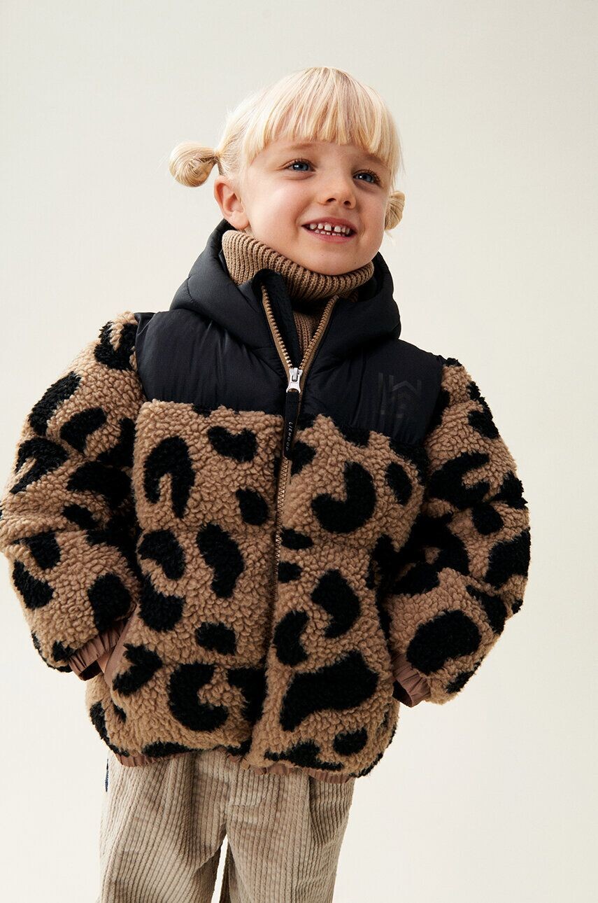 

Детская куртка Liewood Niko Pile Jacket, коричневый