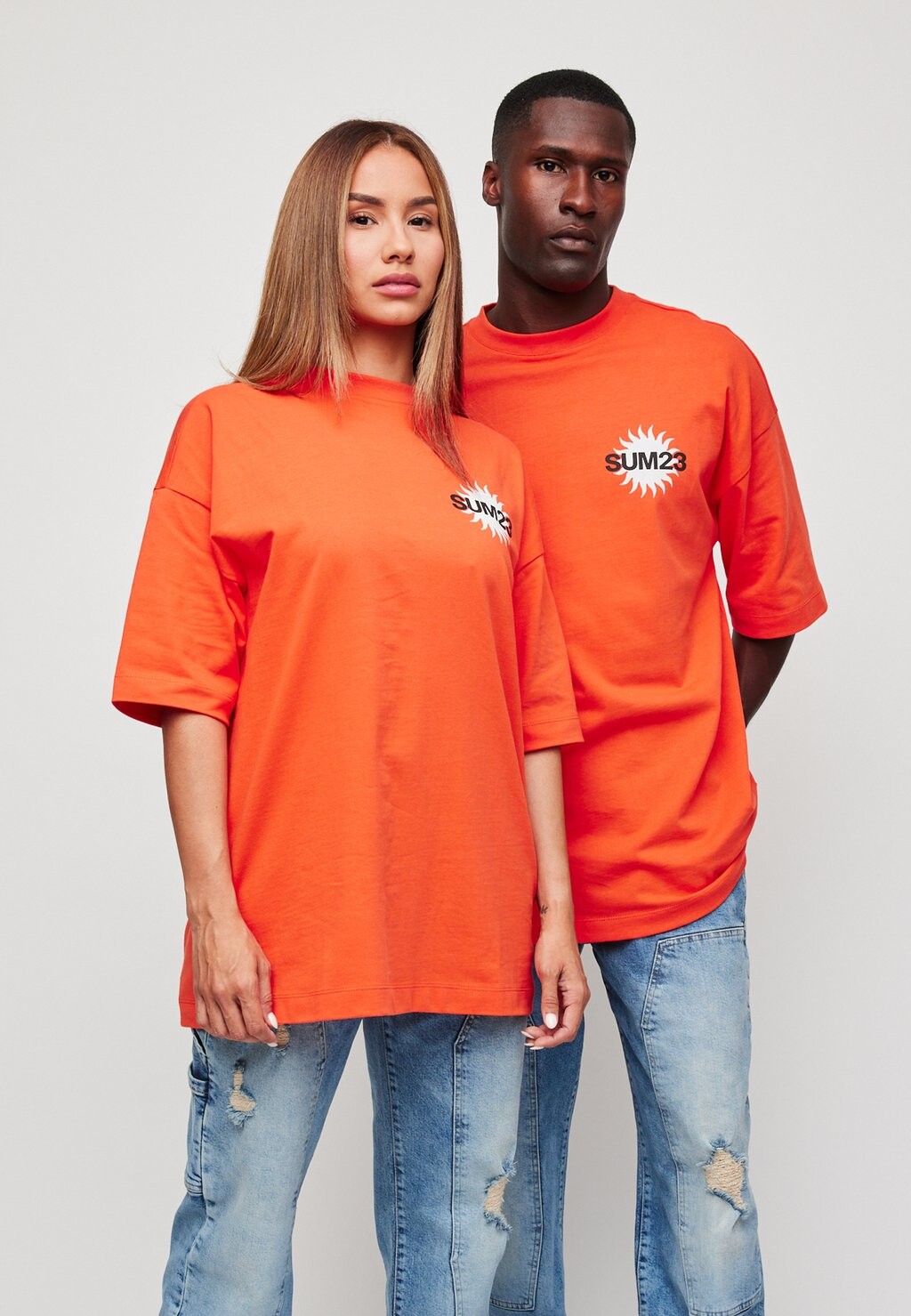 

Футболка с принтом Multiply Apparel, оранжевый