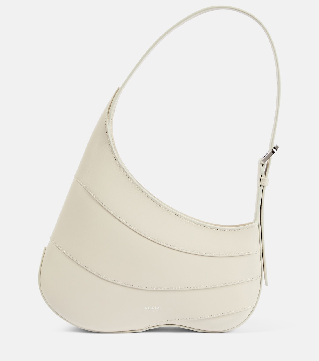 

Кожаная сумка через плечо Alaïa, белый