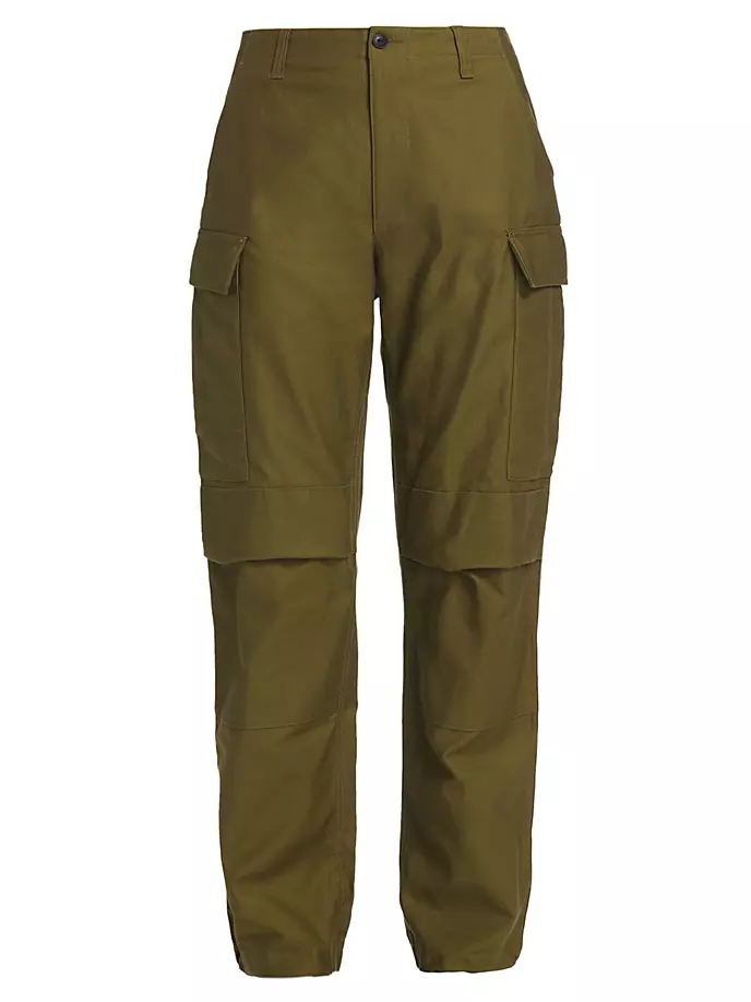 

Брюки-карго Valli из хлопка зауженного кроя Rag & Bone, цвет army green